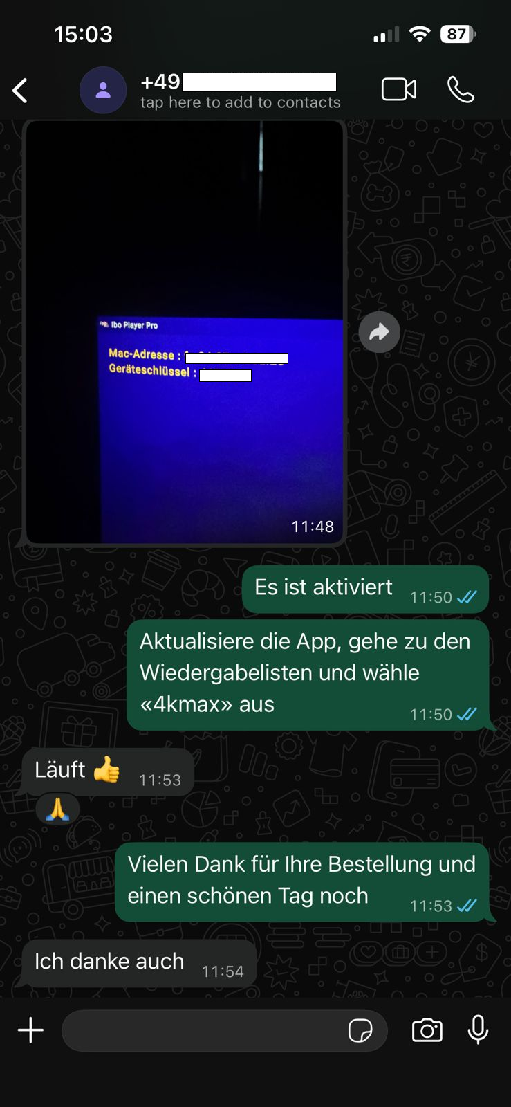 Customer review